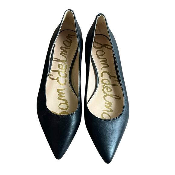 Sam Edelman Pointed Black Flats Size 7 - Picture 1 of 6